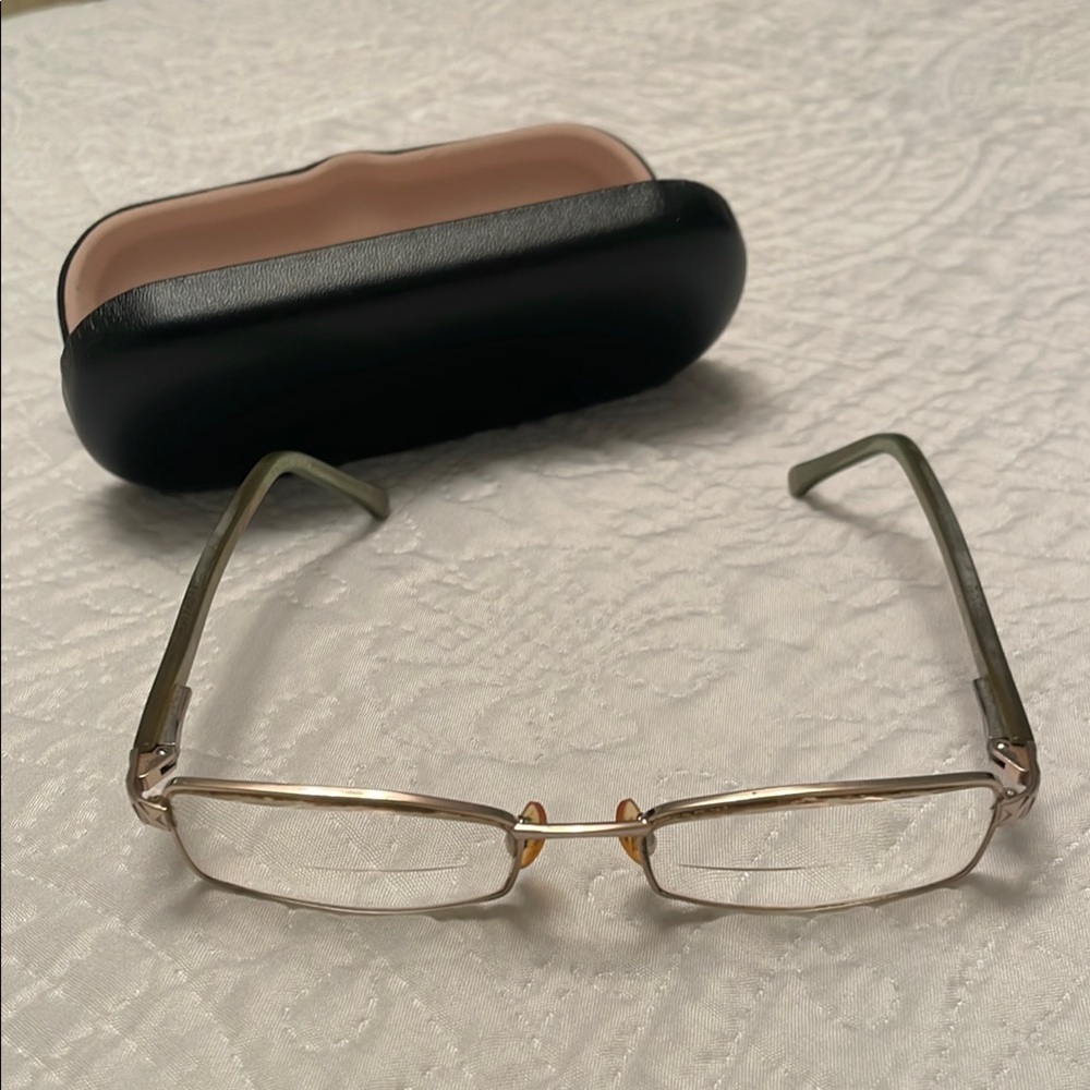 Used Prescription Glasses with Bifocals and Case